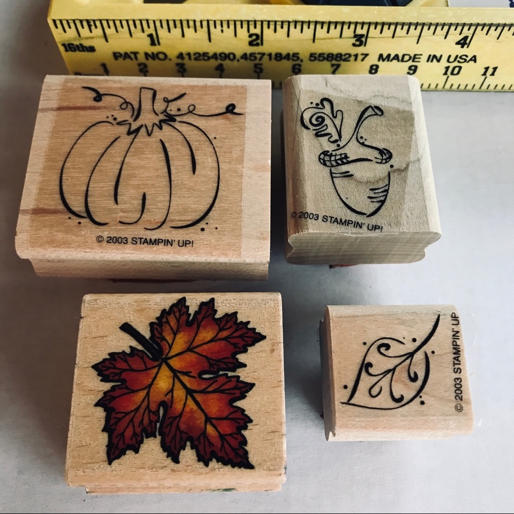 Rubber Stamps Craft Fall Bundle #A